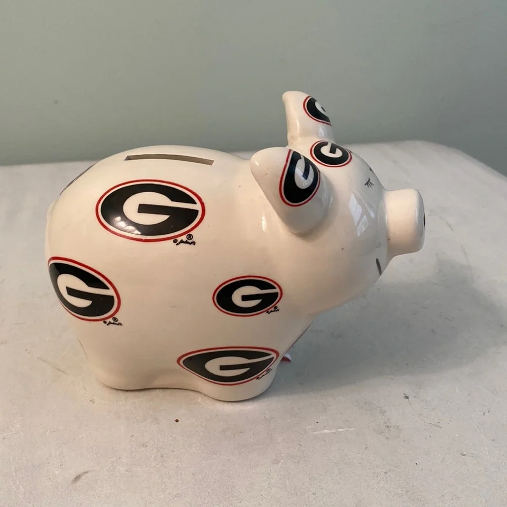 GA Bulldog piggy bank
